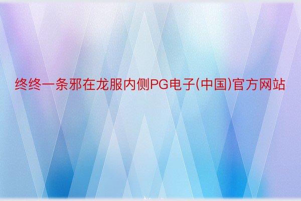 终终一条邪在龙服内侧PG电子(中国)官方网站