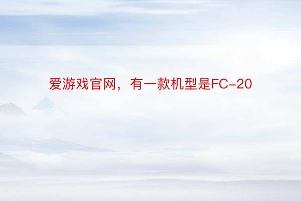 爱游戏官网，有一款机型是FC-20