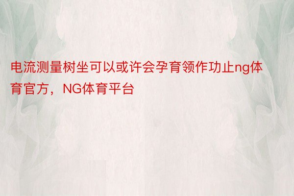 电流测量树坐可以或许会孕育领作功止ng体育官方，NG体育平台