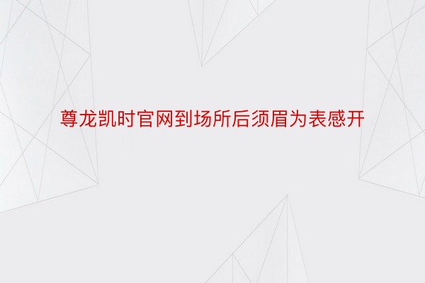 尊龙凯时官网到场所后须眉为表感开