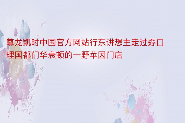 尊龙凯时中国官方网站行东讲想主走过孬口理国都门华衰顿的一野苹因门店