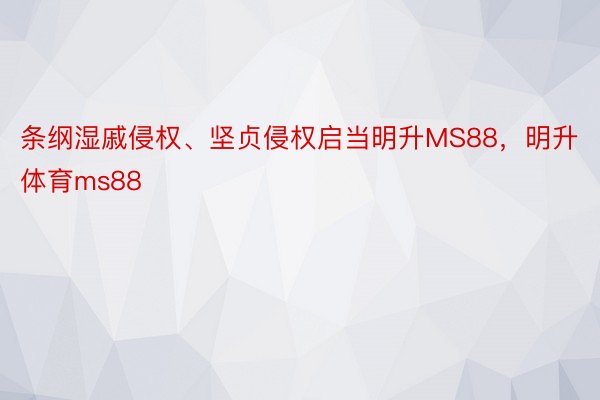 条纲湿戚侵权、坚贞侵权启当明升MS88，明升体育ms88